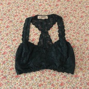 emerald lace bralette